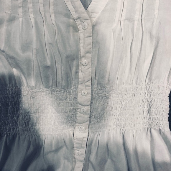 XXI brand White Cotton 3/4 Sleeve Tunic - Picture 4 of 9